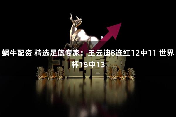 蜗牛配资 精选足篮专家：王云迪8连红12中11 世界杯15中13